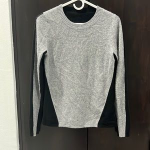 Cashmere Nordstrom brand Grey/Black sweater